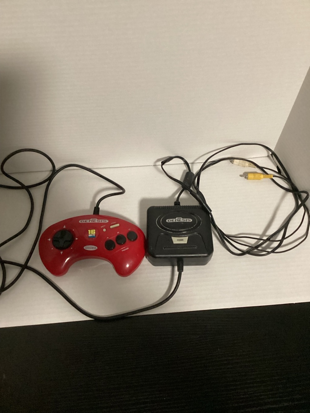 Genesis Mini Console Adapter with Red Controller